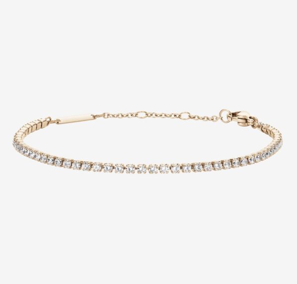 CLASSIC TENNIS BRACELET GOLD - Hình ảnh 2