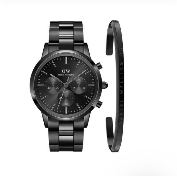 ICONIC CHRONOGRAPH LINK ONYX BLACK - Hình ảnh 2