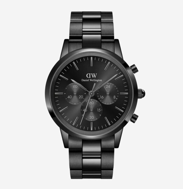 ICONIC CHRONOGRAPH LINK ONYX BLACK