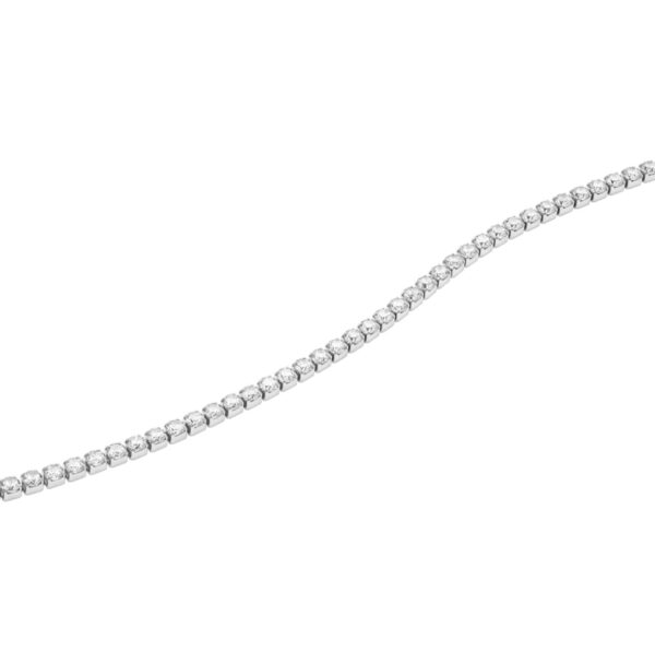 CLASSIC TENNIS NECKLACE SILVER - Hình ảnh 2