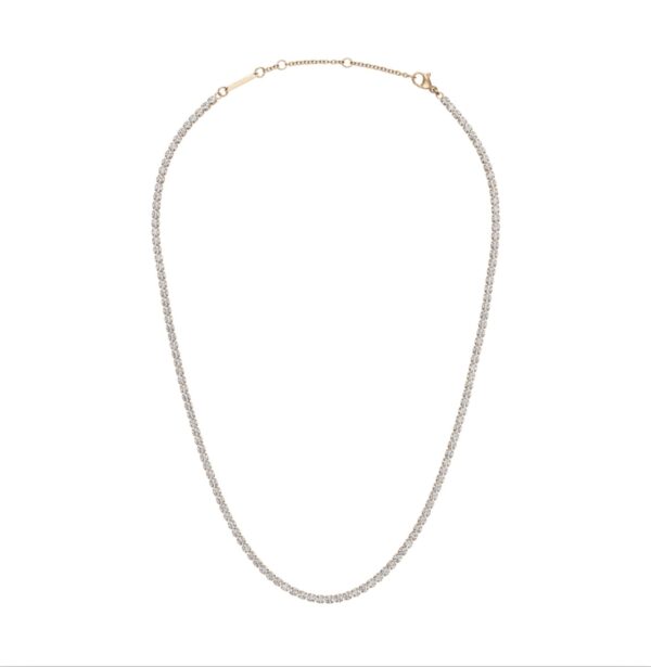 CLASSIC TENNIS NECKLACE ROSE GOLD