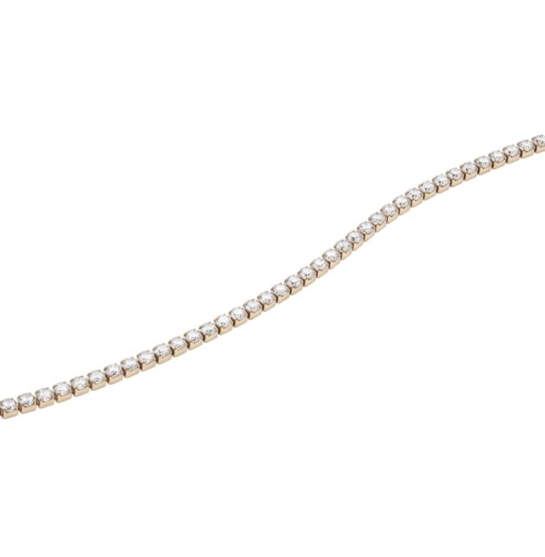 CLASSIC TENNIS NECKLACE ROSE GOLD - Hình ảnh 2