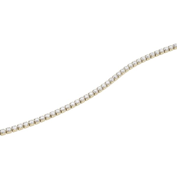 CLASSIC TENNIS NECKLACE GOLD - Hình ảnh 2