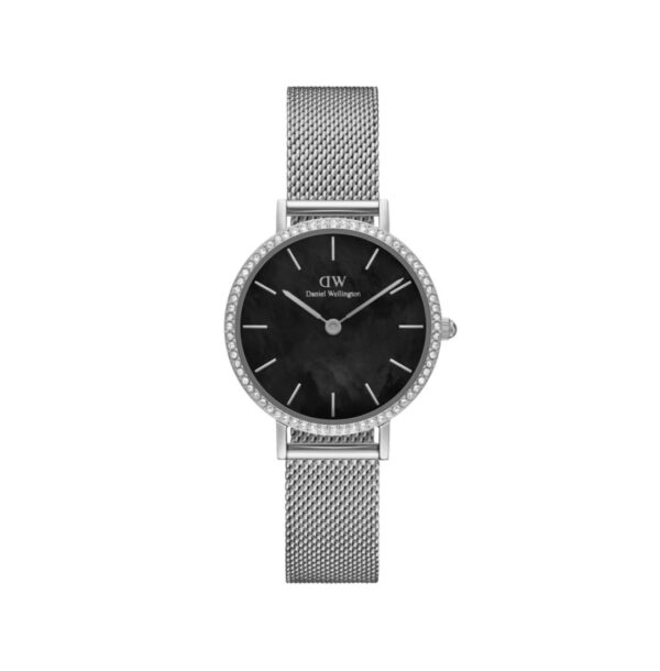 PETITE LUMINE BEZEL STERLING BLACK MOP