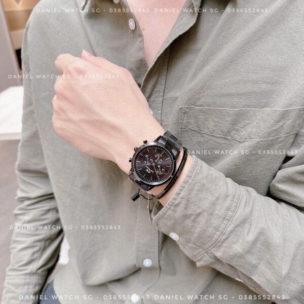 ICONIC CHRONOGRAPH LINK ONYX BLACK - Hình ảnh 10