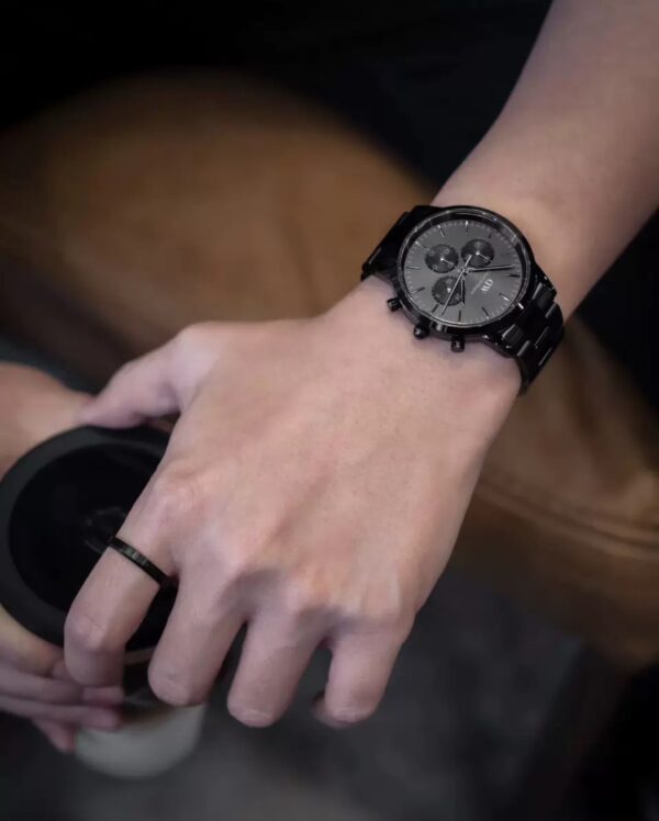 ICONIC CHRONOGRAPH LINK ONYX BLACK - Hình ảnh 5