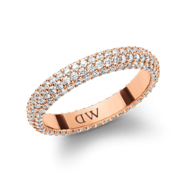 PAVÉ CRYSTAL RING ROSE GOLD